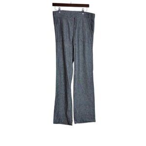 Athleta Women's Grey Linen Flare Pants Size 8T